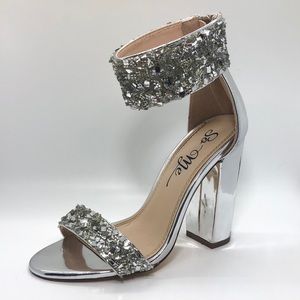 Silver Sparkling Heels 💎
